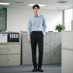 純棉牛津紡襯衫定制員工職業裝百搭休閑 300