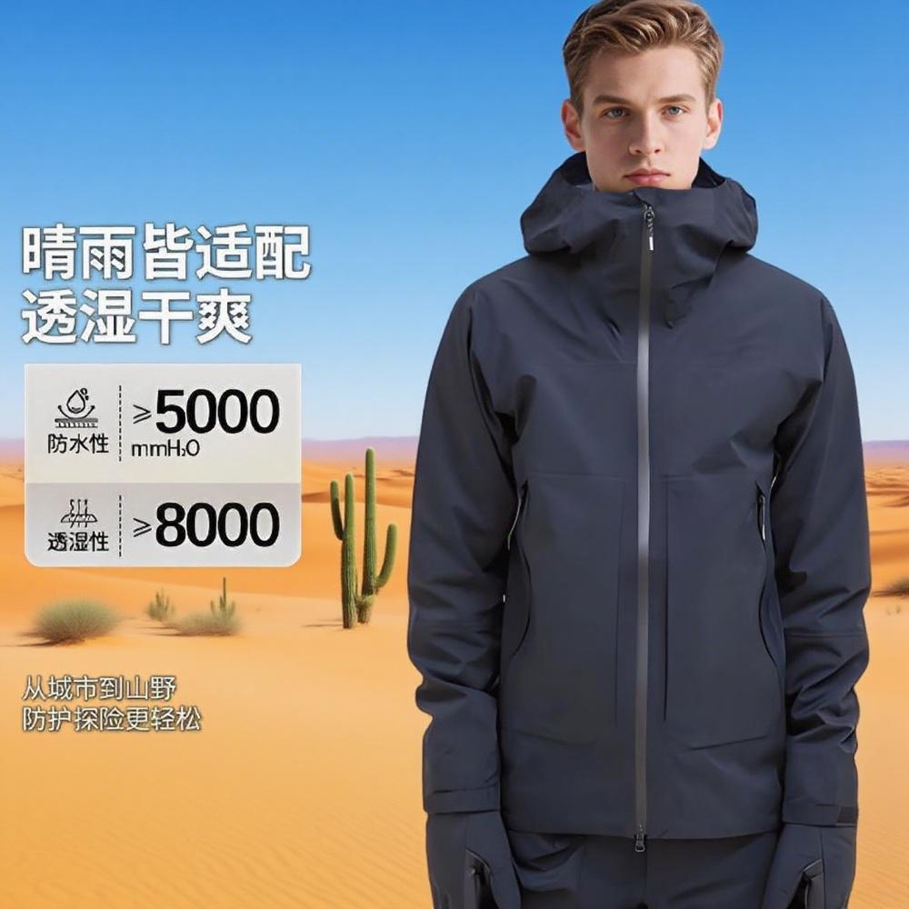 定制工作服選定制軟殼沖鋒衣拼色三合一