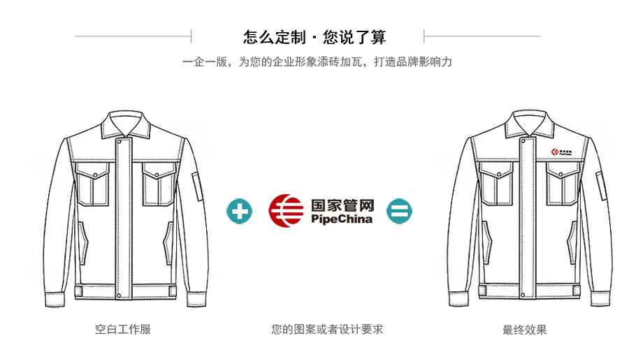 阻燃隔熱連體工作服印繡logo效果圖