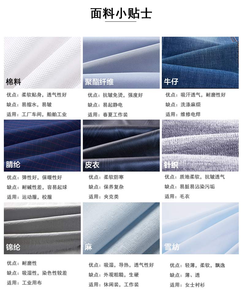 修身長袖襯衫面料優缺點對比