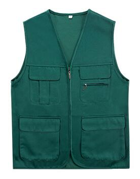 志愿者園林綠化多口袋馬甲